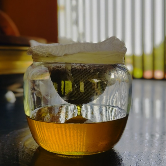 Kallolini Stretch Mark Oil filtering process